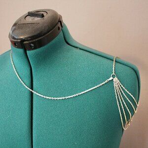 Silver Shoulder Chain Body Jewelry